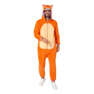 OppoSuits Rød Kat Onesie