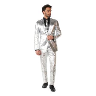 OppoSuits Shiny Jakkesæt Sølv