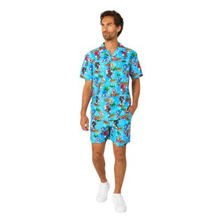 OppoSuits Sonic™ Green Hill Shorts jakkesæt