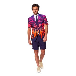 OppoSuits Suave Sunset Jakkesæt med Shorts