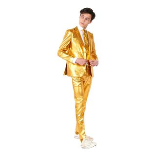 OppoSuits Teen Groovy Gold Jakkesæt