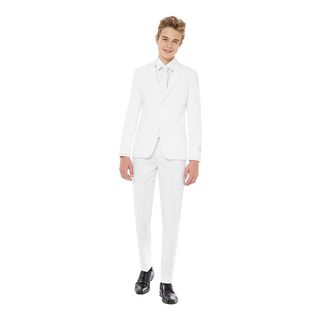 OppoSuits Teen White Knight Jakkesæt