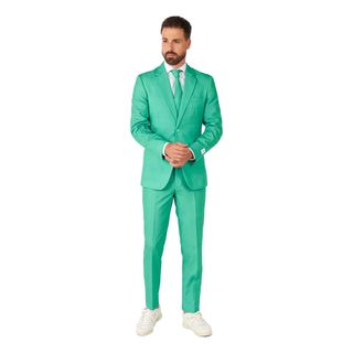 OppoSuits Trendy Turquoise Jakkesæt