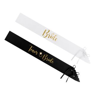 Ordensbånd Bride & Bride Squad Sort/Hvid