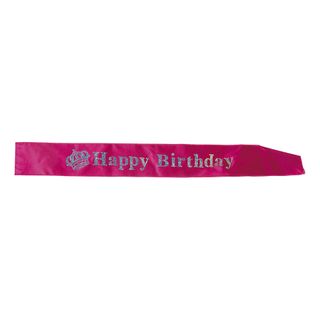 Skråbånd Happy Birthday