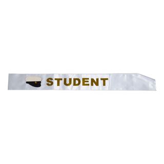 Ordensbånd Student Guld Metallic