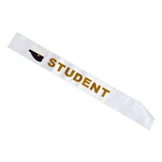 Ordensbånd Student Guld Metallic