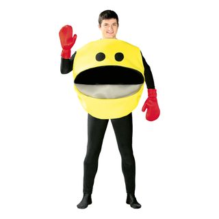 Gul Videospilfigur Kostume