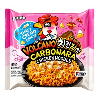 Paldo Volcano Chicken Carbonara Noodle