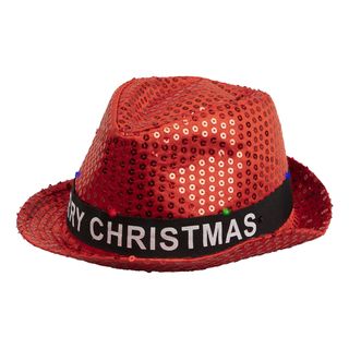 Paillethat LED Merry Christmas