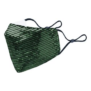 Paljetmundbind Grøn