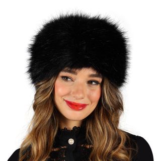 Pels Hat Sort