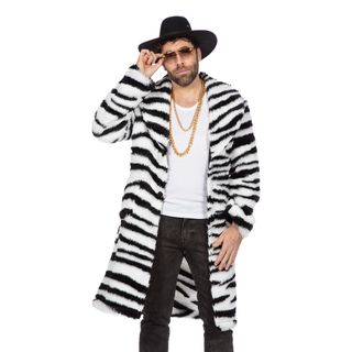 Pimp Pelsfrakke Zebra