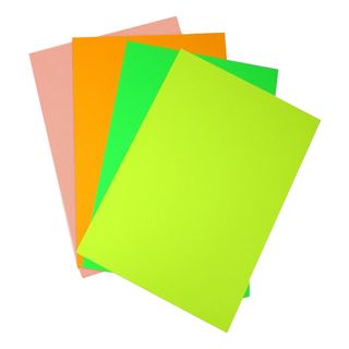 Papir Neonfarvet