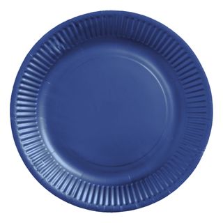 Papirassietter Blå