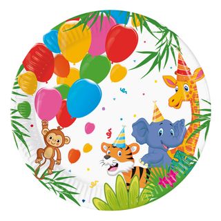 Paptallerkener Jungledyr