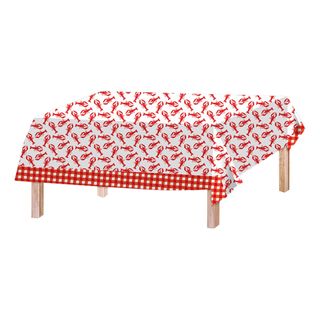 Papirdug Krebs Rød/Hvid
