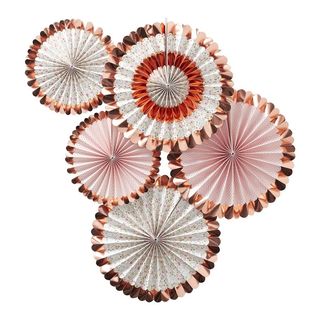 Papirfjedre Blomster Rosenguld