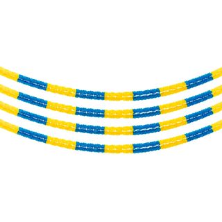 Papirguirlande Blå/Gul