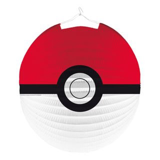 Papirlanterne Rund Pokémon Ball