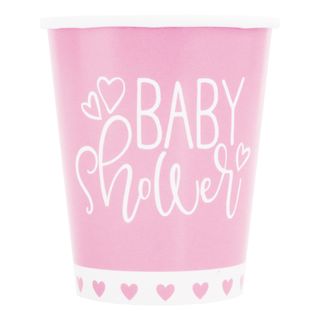 Papkrus Baby Shower Lyserød