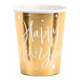 Papkrus Happy New Year Guld