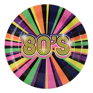 Paptallerkener Back to the 80's