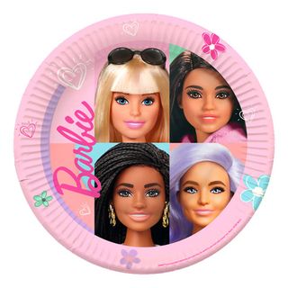 Paptallerkener Barbie