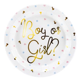 Paptallerkener Boy or Girl