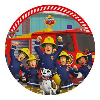 Paptallerkener Brandmand Sam