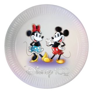 Paptallerkener Disney 100