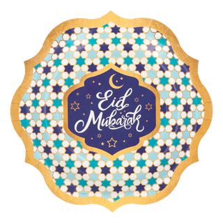 Paptallerkener Eid Mubarak