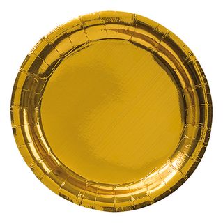 Paptallerkener Guld