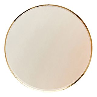 Paptallerkener Guld/Fersken Ombre