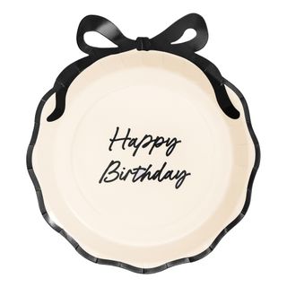 Paptallerkener Happy Birthday Roset