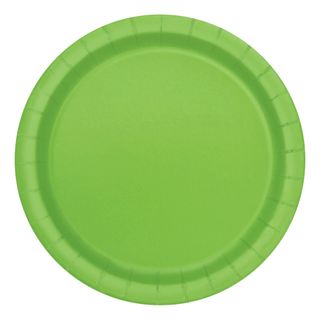 Papperstallrikar Limegrön