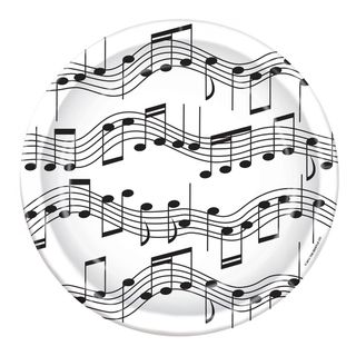 Paptallerkener Musik Noder