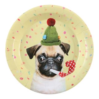 Paptallerkener Party Hund