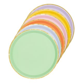 Paptallerkener Pastel