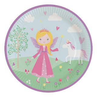 Paptallerkener Prinsesse & Ridder