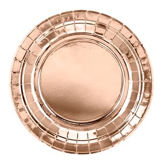 Paptallerken Roséguld