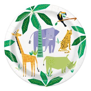 Paptallerkener Jungledyr