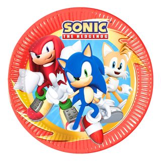 Paptallerkener Sonic the Hedgehog