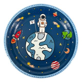 Paptallerkener Space World