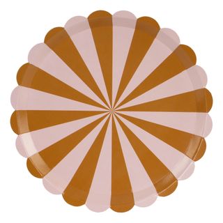 Paptallerkener Stripes Mix