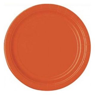 Paptallerkener Orange