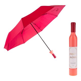 Paraply Rosévinsflaske