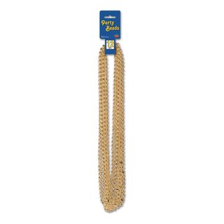 Party Beads Guldfarvede