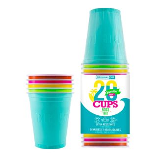 Party Cups Flerfarvede