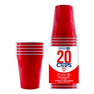 Party Cups Plast Røde